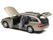 1997 Mercedes-Benz C-Class T-Model Smoke Silver Metallic 1/18 Diecast Model Car by Norev image 4