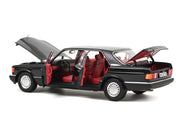 1991 Mercedes-Benz 560 SEL Type W126 Black with Red Interior 1/18 Diecast Model Car by Norev image 2