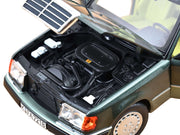 1990 Mercedes-Benz 230 E Night Green Metallic with Green Interior 1/18 Diecast Model Car by Norev image 3
