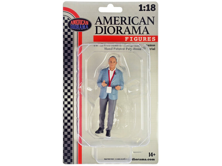 "On-Air" Figure 2 for 1/18 Scale Models by American Diorama image 2
