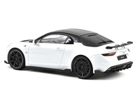 2024 Alpine A110 R Pearl White Metallic with Carbon Hood and Top 1/18 Diecast Model Car by Norev image 3