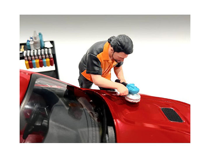 "Detail Masters" Figure 4 (Buff & Wax) for 1/18 Scale Models by American Diorama image 2