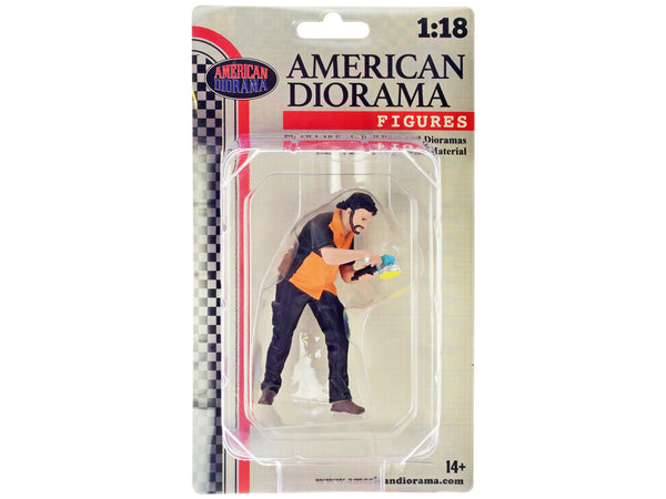 "Detail Masters" Figure 4 (Buff & Wax) for 1/18 Scale Models by American Diorama image 3