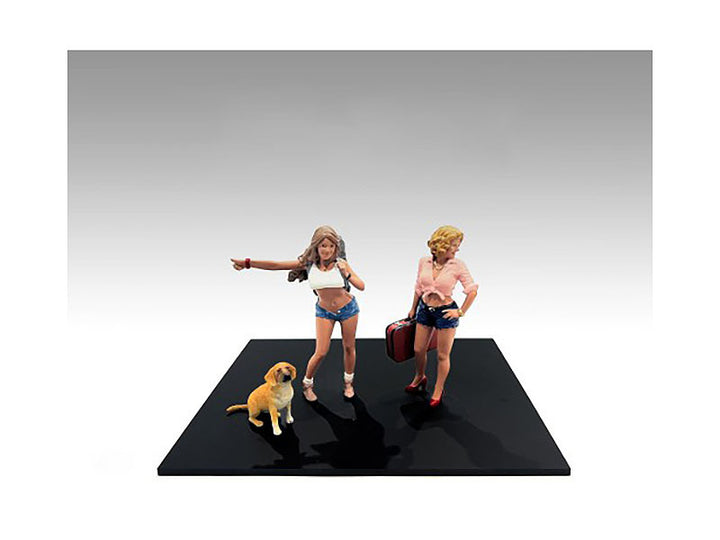 "Figure18 Series 1" 9 piece Figure Set for 1/18 Scale Models by American Diorama image 2
