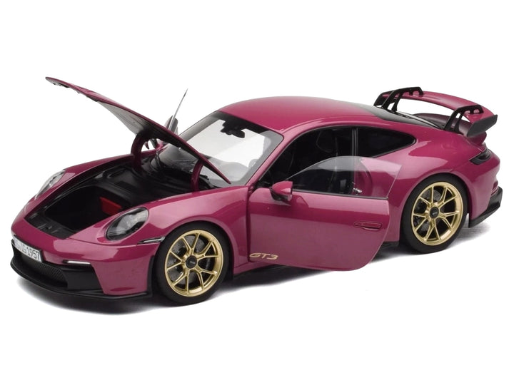 2021 Porsche 911 GT3 Ruby Star Neo 1/18 Diecast Model Car by Norev image 2