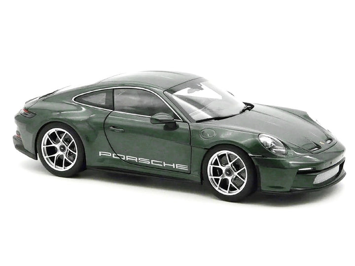 2023 Porsche 911 S/T Malachite Green Metallic 1/18 Diecast Model Car by Norev image 2