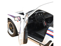 Norev 1980 Porsche 911 Turbo 3.3 white blue red graphics 1:18 187668, view 3