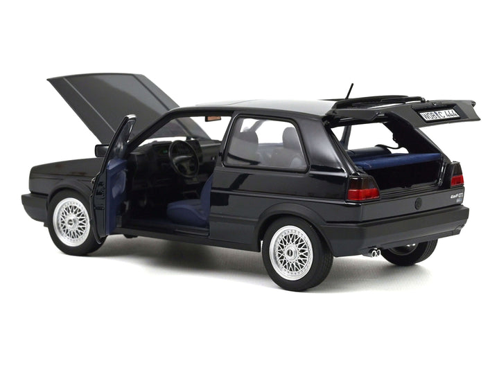 1991 Volkswagen Golf GTI Edition Blue Moonlight Blue Metallic 1/18 Diecast Model Car by Norev image 2