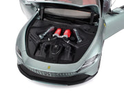 2019 Ferrari Roma Gray Metallic with Pink Interior 1/18 Diecast Model Car by Polistil image 3
