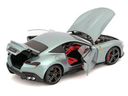 2019 Ferrari Roma Gray Metallic with Pink Interior 1/18 Diecast Model Car by Polistil image 4