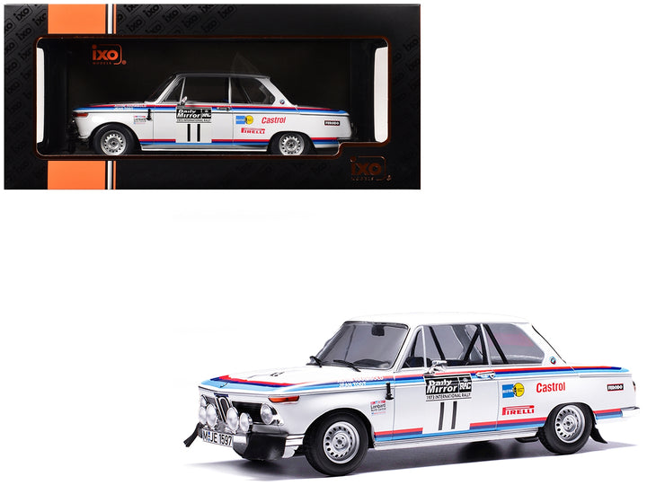 BMW 2002 #11 Achim Warmbold - Jean Todt "RAC Rally" (1973) 1/18 Diecast Model Car by IXO Models image 2