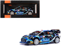 Ford Puma Rally1 #13 Gregoire Munster - Louis Louka "Central European Rally" (2023) 1/18 Diecast Model Car by IXO Models image 3