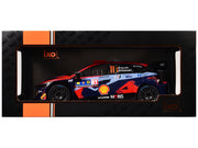 Hyundai i20 N Rally1 #11 Thierry Neuville - Martijn Wydaeghe Winner "Central European Rally" (2023) 1/18 Diecast Model Car by IXO Models image 3