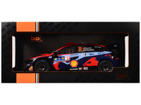 Hyundai i20 N Rally1 #11 Thierry Neuville - Martijn Wydaeghe Winner "Central European Rally" (2023) 1/18 Diecast Model Car by IXO Models image 3