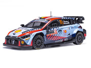Hyundai i20 N Rally1 #11 Thierry Neuville - Martijn Wydaeghe Winner "Rallye Monte-Carlo" (2024) 1/18 Diecast Model Car by IXO Models image 2