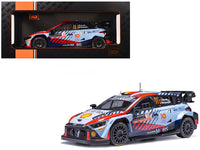 Hyundai i20 N Rally1 #11 Thierry Neuville - Martijn Wydaeghe Winner "Rallye Monte-Carlo" (2024) 1/18 Diecast Model Car by IXO Models image 3
