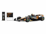 McLaren MCL39 #4 Lando Norris 3rd Place Formula One F1 "Abu Dhabi GP GP" (2025) "Drivers' World Champion 2025" with Pit Board and Acrylic Display Case 1/18 Model Car by Spark image 3