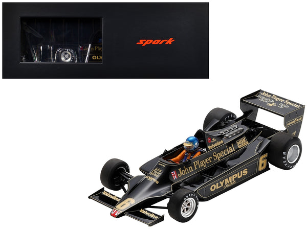 Lotus 79 #6 Ronnie Peterson "John Player Team Lotus" Winner Formula One F1 "Austrian GP" (1978) with Acrylic Display Case 1/18 Model Car by Spark