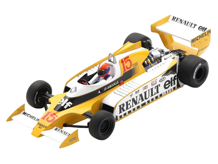 Renault RS11 #15 Jean-Pierre Jabouille "Equipe Renault Elf" Winner Formula One F1 "French GP" (1979) with Acrylic Display Case 1/18 Model Car by Spark image 2