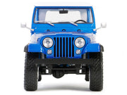 1978 Jeep CJ-7 Renegade Captain Blue Metallic with White Top "Artisan Collection" Series 1/18 Diecast Model Car by Greenlight image 4
