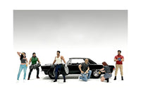 "Muscle Mechanics" 6 piece Figure Set for 1/18 Scale Models by American Diorama