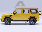 2017 Mercedes-Benz AMG G 63 Solar Beam Yellow 1/64 Model Car by Autoart image 2