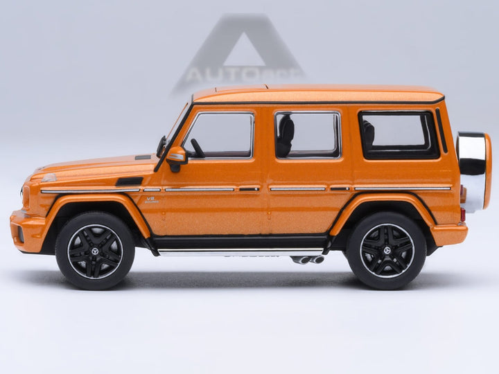 2017 Mercedes-Benz AMG G 63 Sunset Beam Orange 1/64 Model Car by Autoart image 2