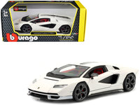 Lamborghini Countach LPI 800-4 White 1/24 Diecast Model Car by Bburago image 3