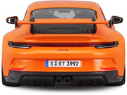 Porsche 911 GT3 Orange 1/24 Diecast Model Car by Bburago image 3