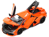 Lamborghini Revuelto Orange "Italian Design" Series 1/24 Diecast Model Car by Bburago image 3