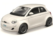 2023 Fiat 500e White 1/24 Diecast Model Car by Bburago image 2