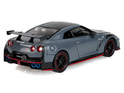 2024 Nissan GT-R (R35) NISMO RHD (Right Hand Drive) Stealth Gray with Carbon Top and Hood "Tokyo Torque" Series 10 1/64 Diecast Model Car by Greenlight image 3