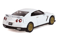 2007 Nissan GT-R (R35) Pearl White with Gold Wheels "Tokyo Torque" Series 10 1/64 Diecast Model Car by Greenlight image 3