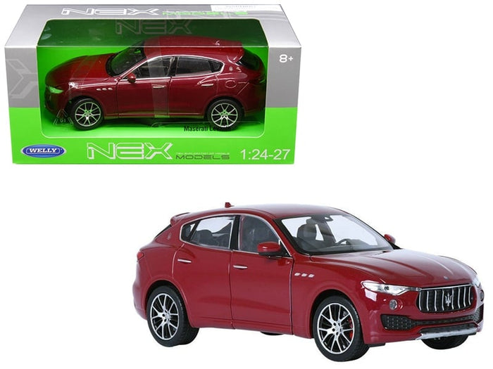 Welly Maserati Levante red diecast SUV 1:24 to 1:27 scale 24078R, product image 1