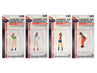 "Hip Hop Girls" 4 Piece Figure Set for 1/24 Scale Models by American Diorama image 2