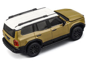 Toyota Land Cruiser 250 Sand with White Top 1/64 Diecast Model Car by Trends Hobby image 4