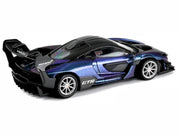 McLaren Senna GTR Midnight Purple Metallic with Black Top "HCFC 2025 Limited Edition" 1/64 Diecast Model Car by Trends Hobby image 3