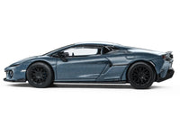 Lamborghini Temerario Matt Blue Metallic 1/64 Diecast Model Car by Trends Hobby image 3