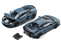 Lamborghini Temerario Matt Blue Metallic 1/64 Diecast Model Car by Trends Hobby image 5