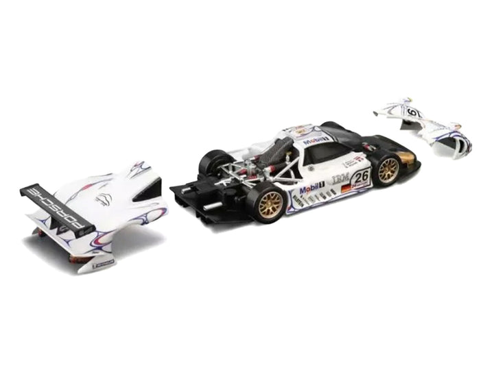 Porsche 911 GT1 #26 Allan McNish - Stephane Ortelli - Laurent Aiello "Porsche AG" Winner "24 Hours of Le Mans" (1998) 1/64 Diecast Model Car by Trends Hobby image 2