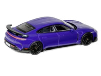 Porsche Taycan Turbo GT Purple 1/64 Diecast Model Car by Trends Hobby image 4