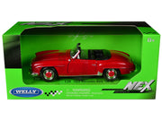 1955 Mercedes-Benz 190 SL Red "NEX Models" Series 1/24 Diecast Model Car by Welly image 3