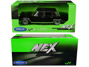 1955 Mercedes-Benz 190 SL (Closed Roof) Black "NEX Models" Series 1/24 Diecast Model Car by Welly image 3