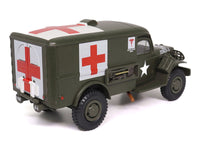 Militaria Die Cast Dodge WC54 U.S. Army ambulance olive drab 1:43 24211-42, product image 1