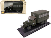 GMC CCKW 353 6x6 2-1/2 Ton Truck with Communications Shelter Olive Drab "United States Army" 1/43 Diecast Model by Militaria Die Cast image 2