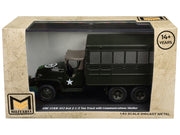GMC CCKW 353 6x6 2-1/2 Ton Truck with Communications Shelter Olive Drab "United States Army" 1/43 Diecast Model by Militaria Die Cast image 3