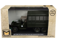 GMC CCKW 353 6x6 2-1/2 Ton Truck with Communications Shelter Olive Drab "United States Army" 1/43 Diecast Model by Militaria Die Cast image 3