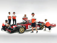 "Race Crew" 6 piece Figure Set for 1/24 Scale Models by American Diorama