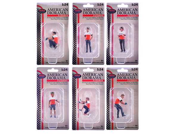 "Race Crew" 6 piece Figure Set for 1/24 Scale Models by American Diorama image 3
