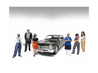 "Hanging Out 3" 6 piece Figure Set for 1/24 Scale Models by American Diorama image 2